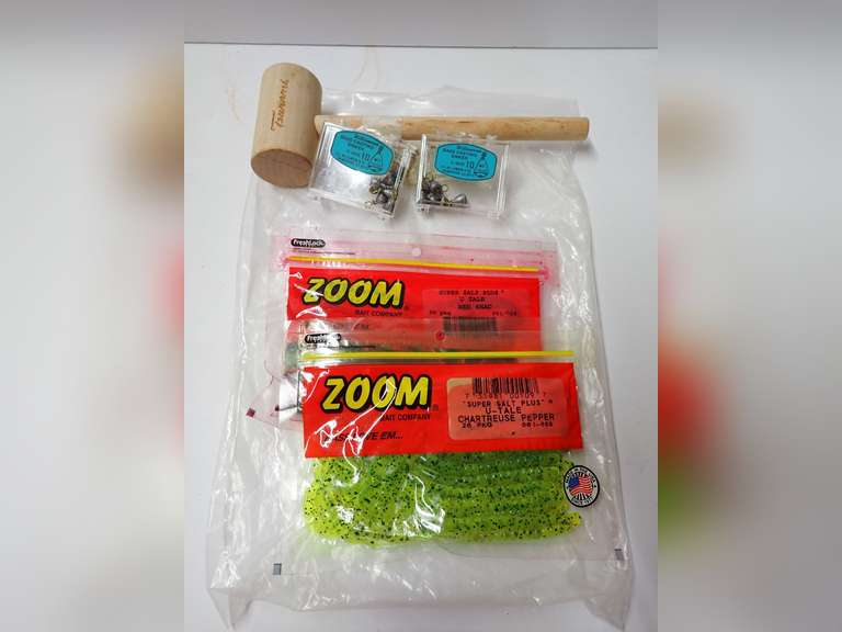 Fishing Lures, Sinkers and Tsunami Wooden Mallet image