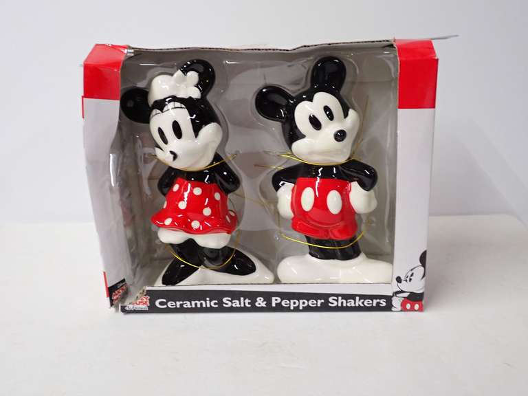 Disney Mickey Mouse & Friends Ceramic Salt & Pepper Shakers image