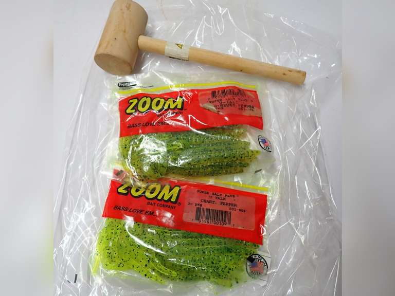 Fishing Lures and Tsunami Wooden Mallet image