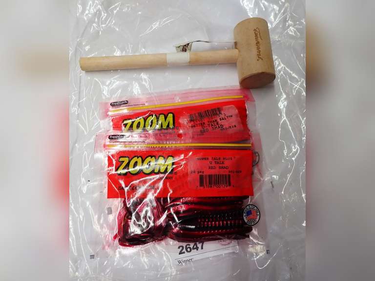 Fishing Lures and Tsunami Wooden Mallet image