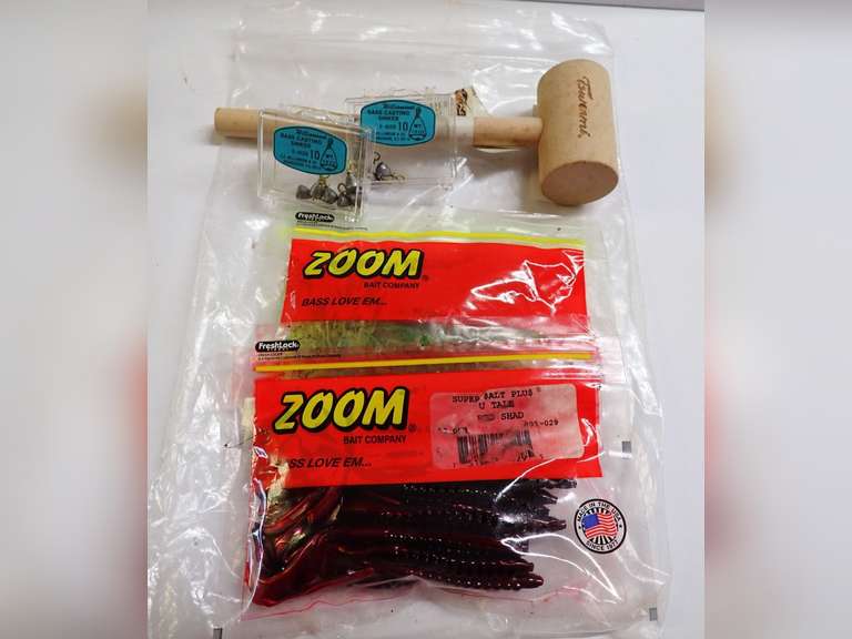 Fishing Lures, Sinkers and Tsunami Wooden Mallet image