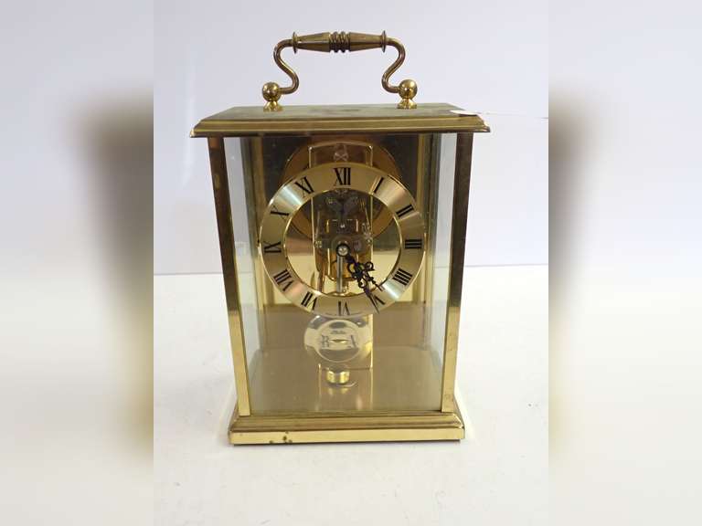 Haller Made in Germany Quartz Table Clock with Glass Case image