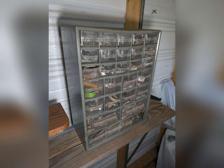 COUNTERTOP UTILITY CABINET AND ALL HARDWARE INSIDE image