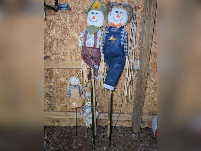FALL SCARECROW DECOR, FOUR PIECES image