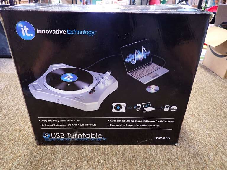 Innovative Technology ITUT-300 USB Turntable image