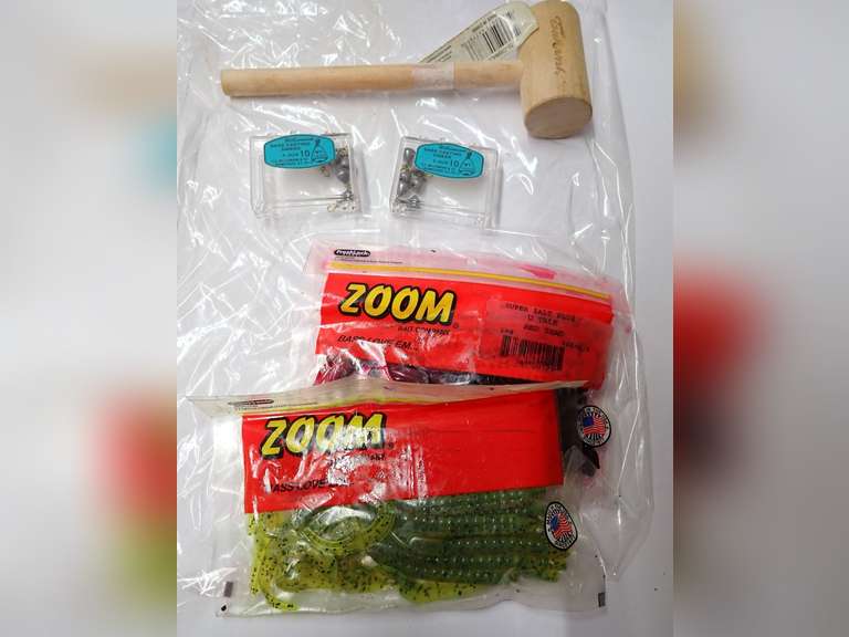 Fishing Lures, Sinkers and Tsunami Wooden Mallet image