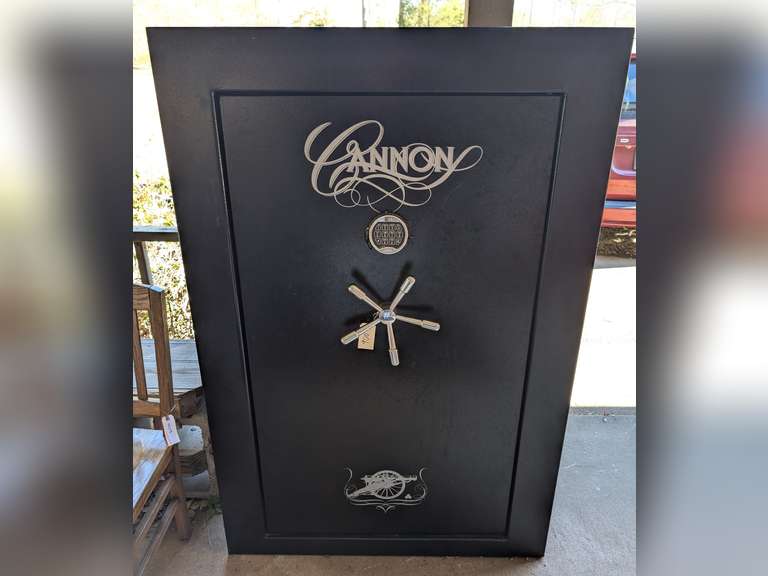 LARGE WIDE CANNON GUN SAFE WITH DIGITAL LOCK, SILICA GEL DEHUMIDIFIER, AND OWNER'S MANUAL image