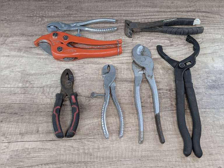 FENCE PLIERS, OIL FILTER PLIERS, PVC PIPE CUTTER, AND MORE image