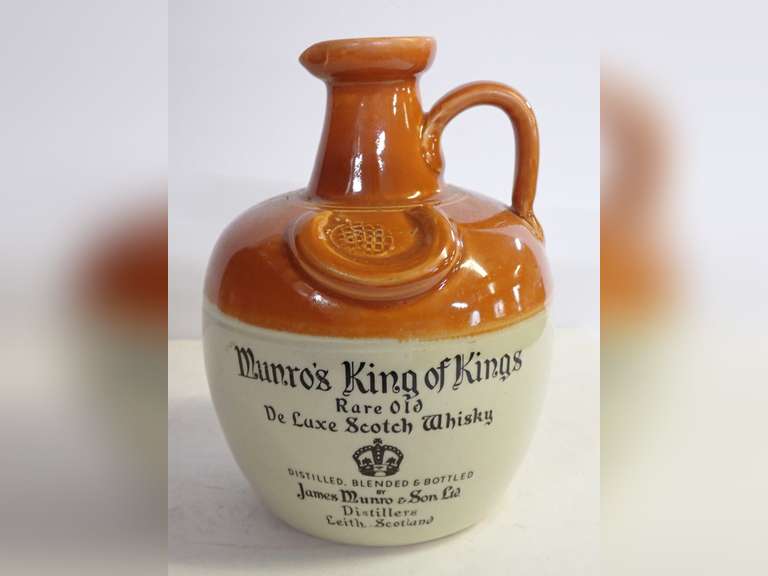 Munro's King of Kings Rare Old De Luxe Scotch Whisky Jug image