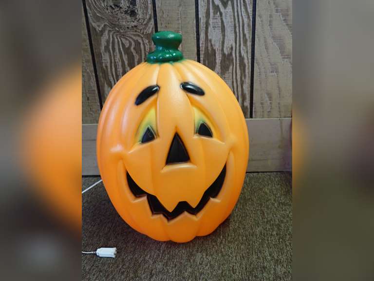 Modern Large Light-Up Pumpkin Blow Mold image