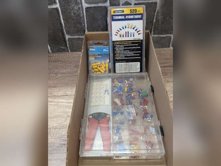 WIRING TERMINAL ASSORTMENTS INCLUDING STRIPPERS image