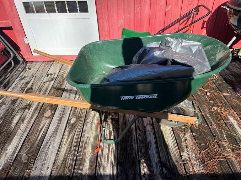 Back porch… True Temper wheelbarrow, see pictures for details. image