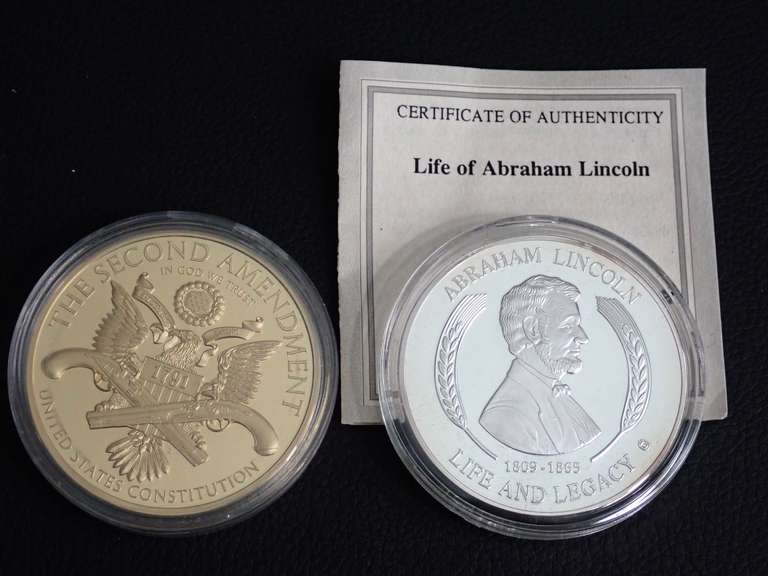 2ND AMENDMENT & LINCOLN MEDALS image
