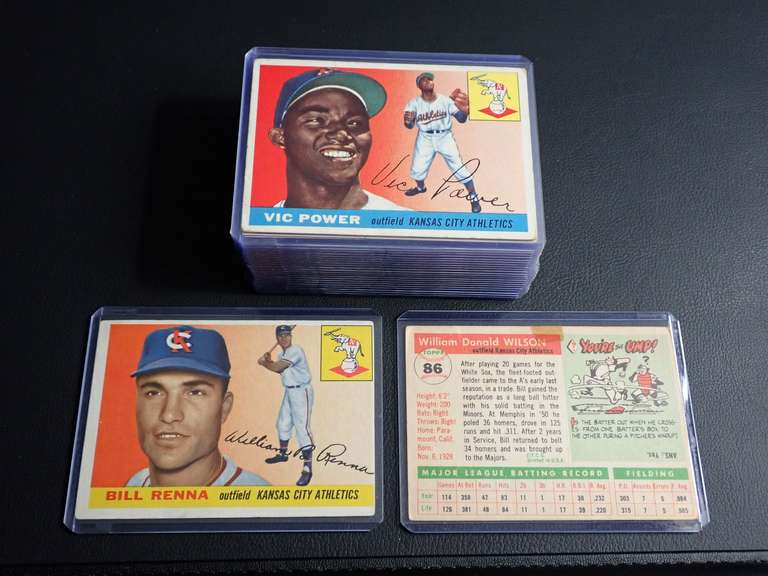 1955 TOPPS BASEBALL CARDS image