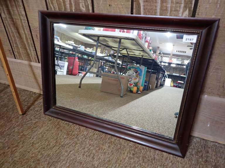 Framed Wall Mirror image