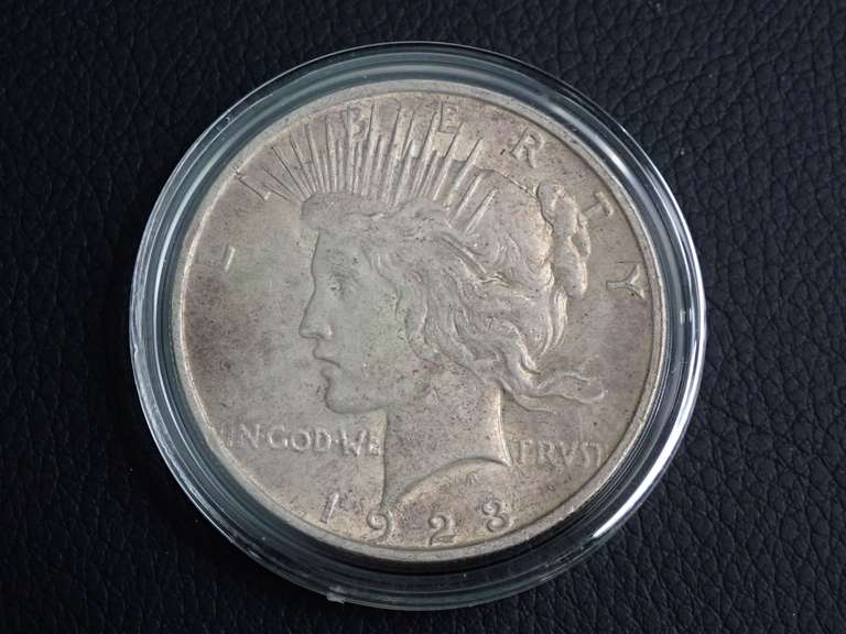 1923 PEACE DOLLAR COIN image