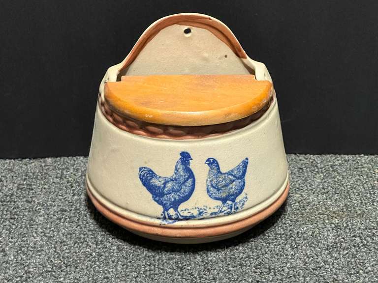 Ceramic salt cellar, see pictures for details. image