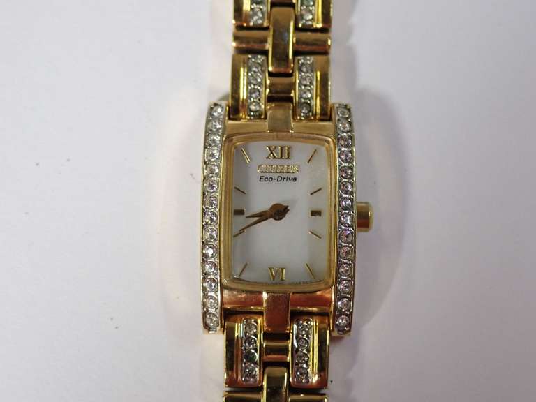 Citizen Eco-Drive Gold Tone Ladies Watch image