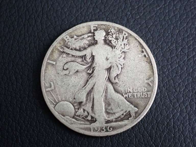 1936-S WALKER HALF DOLLAR COIN image