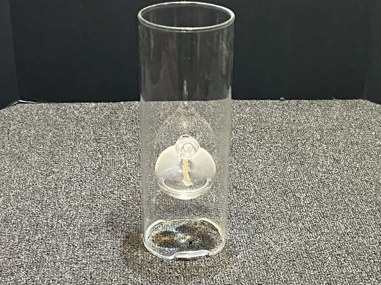 Wolfard blown glass oil lamp, see pictures for details. image