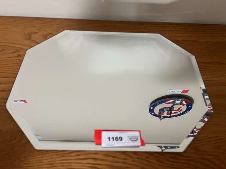 Master… Beveled mirror tray, see pictures or details. image