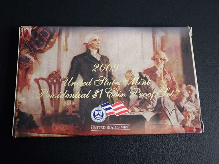 2009 U.S. MINT PRESIDENTIAL $1 COIN PROOF SET image