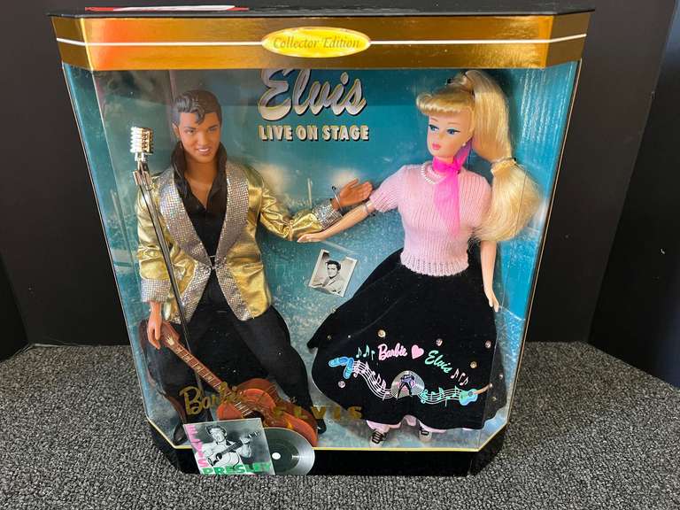 Collector Edition Elvis and Barbie Doll Set image