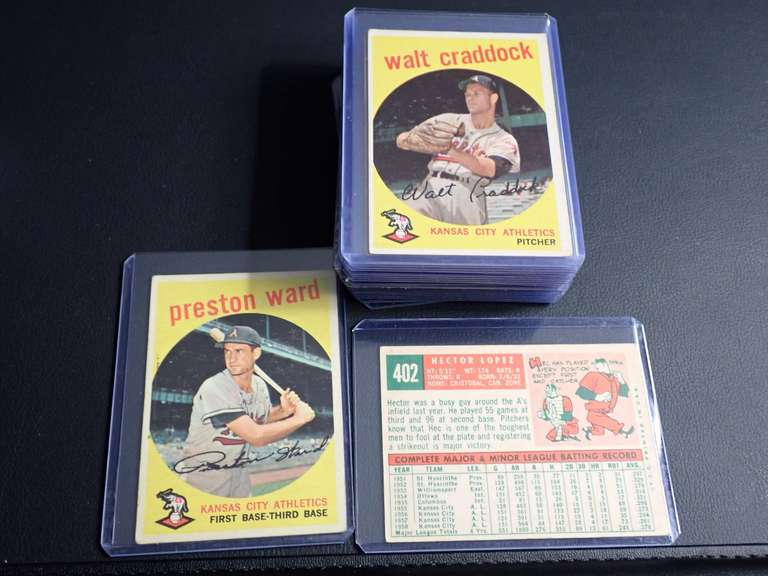 1959 TOPPS BASEBALL CARDS image