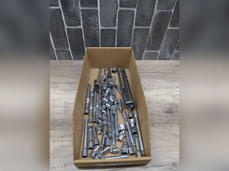 3/8-IN DRIVE RATCHET EXTENSIONS, ADAPTERS, SWIVEL HEADS, AND MORE image