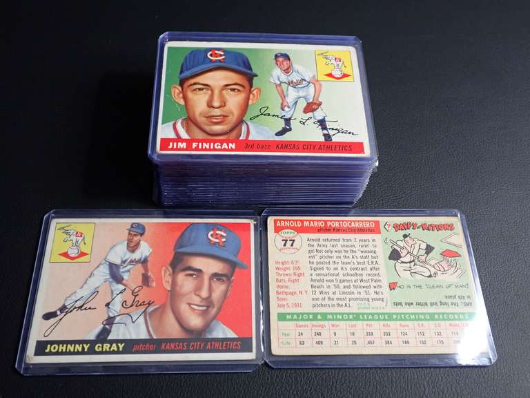 1955 TOPPS BASEBALL CARDS image