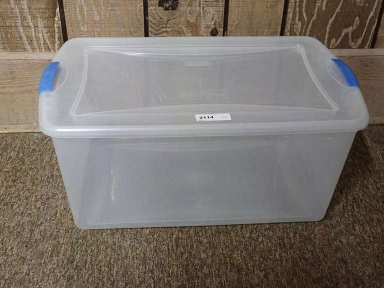 Sterilite Plastic Lidded Tote image