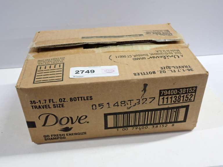 Dove Go Fresh Energize Shampoo Travel Size Lot image