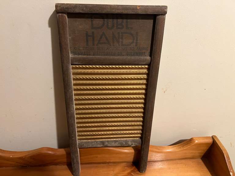 Laundry… Vintage Dubl Handi washboard, see pictures for details. image