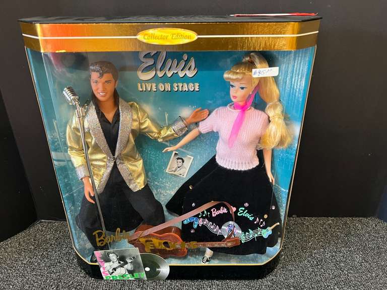 Collector Edition Barbie Loves Elvis Doll Set - Live On Stage image