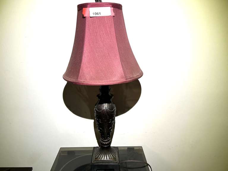 Decorative side table lamp, see pictures for details. image