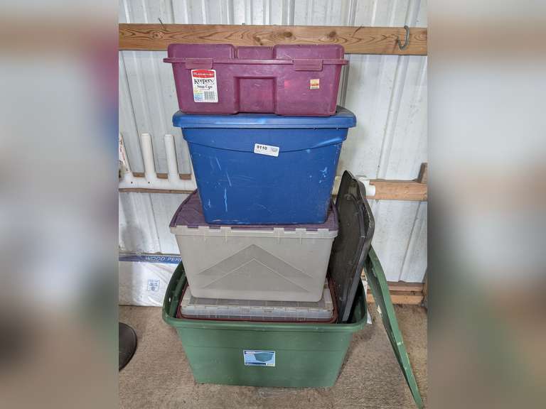STORAGE TUBS INCLUDING FLIP TOP image