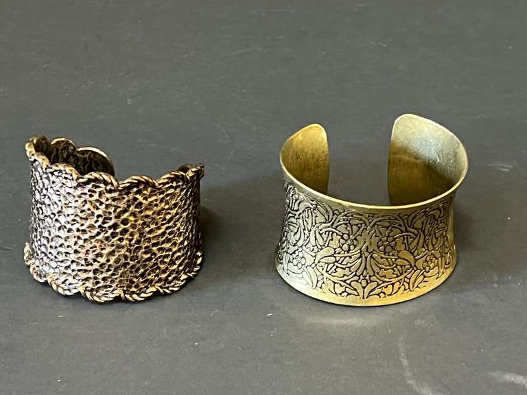 Two Metal Cuff Bracelets image
