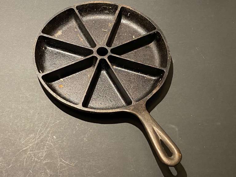 DR… Lodge cast-iron cornbread skillet, see pictures for details. image