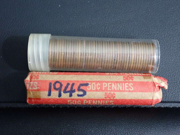 1942 & 1945 WHEAT PENNIES image
