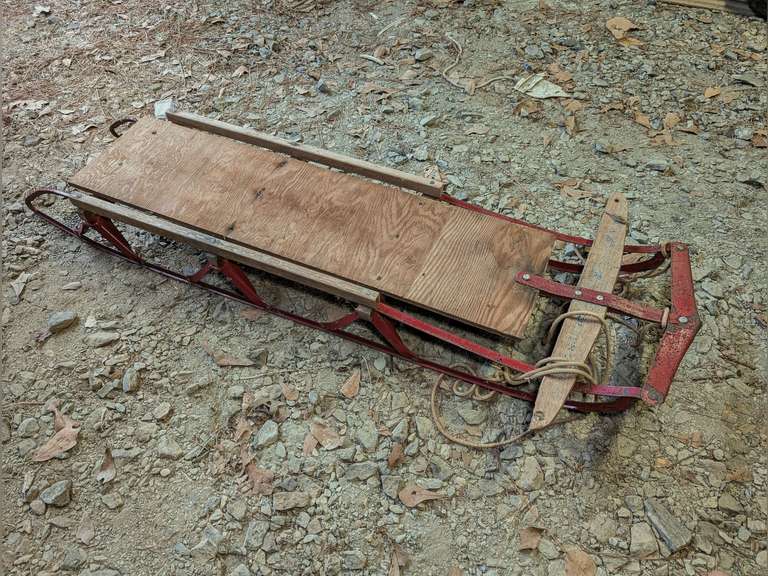 OLD SNOW SLED image