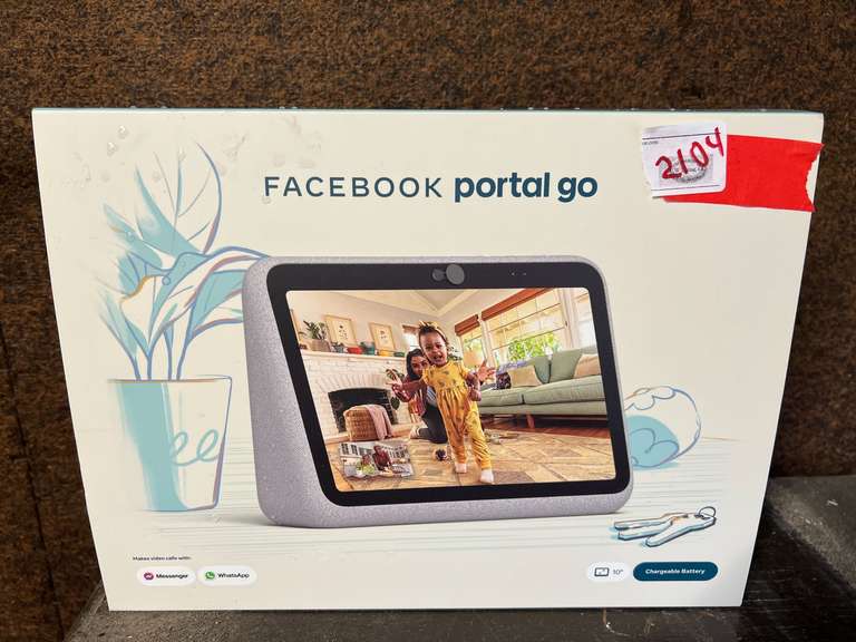 Garage… Facebook Portal go, 10 inch screen, comes with original box, see pictures for details. image
