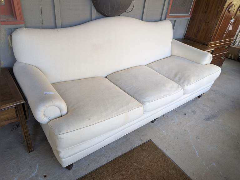 MODERN FABRIC SOFA IN NEUTRAL OFF-WHITE/CREAM COLOR image
