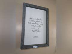 FRAMED INSPIRATIONAL ART - LIVING ROOM
