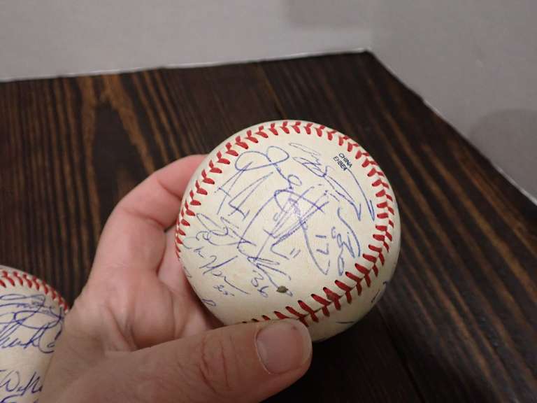 (5) AUTOGRAPHED SOUTHERN LEAGUE BASEBALLS