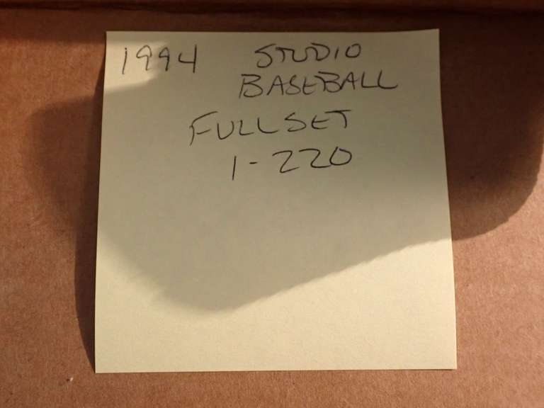 (2) 1994 DONRUSS STUDIO BASEBALL CARD SETS