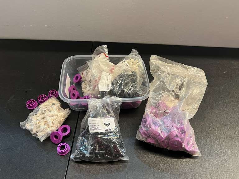 Assorted PEX plumbing fittings, tub is not included, see pictures for details.