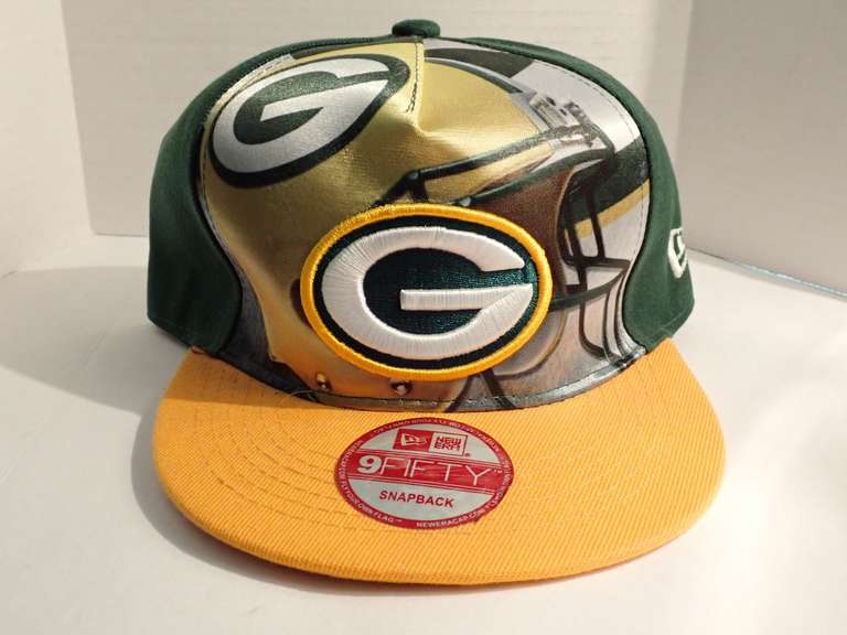 NEW GREEN BAY 9FIFTY ADJUSTABLE SNAPBACK CAP