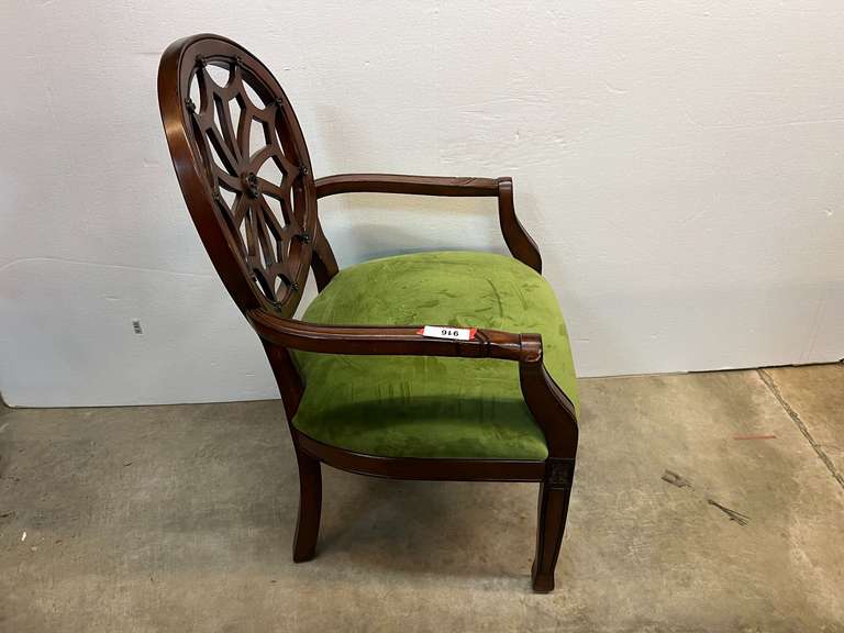 Vintage Georgian style spider back armchair, see pictures for details.