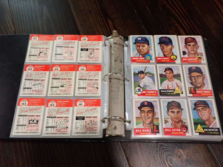 LARGE BINDER OF TOPPS 1953 ARCHIVES BASEBALL CARDS