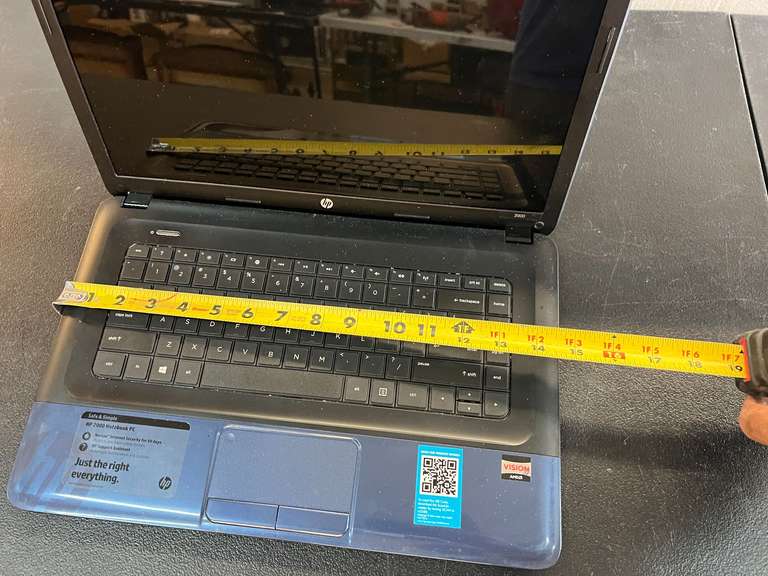 HP 2000 notebook PC, working condition unknown, no cord, see pictures or detail details.